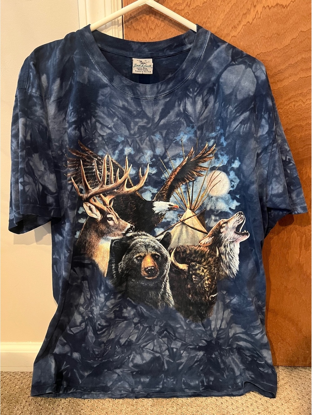 Vintage Tye Dye Wildlife T-Shirt